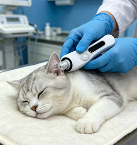 Appareil de thérapie à l'ozone pour les oreilles des animaux de compagnie, rechargeable par USB, pour le <span class=keywords><strong>traitement</strong></span> des acariens et des infections fongiques chez les chiens et les chats - Product Image 3