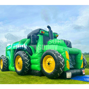 Toboggan gonflable extérieur en PVC personnalisé pour <span class=keywords><strong>camion</strong></span> tracteur trampoline combinaison gonflable obstacle de parcours de jeu pour <span class=keywords><strong>location</strong></span> de Offre Spéciale - Product Image 2