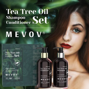 Set <span class=keywords><strong>Shampoo</strong></span> e Balsamo all'Olio di Tea Tree ODM OEM, Cura dei Capelli Idratante Senza Parabeni, Purifica il Cuoio Capelluto, Ammorbidisce e Dona Lucentezza - Product Image 4