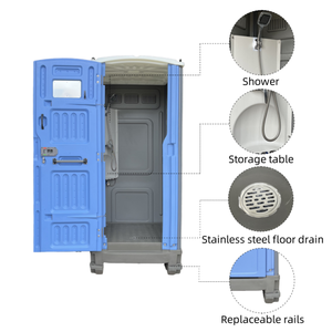 Salle de bain et <span class=keywords><strong>toilettes</strong></span> portables pour le camping, unité combinée de <span class=keywords><strong>toilettes</strong></span> portables pour l'extérieur, salle de bain autonome - Product Image 3