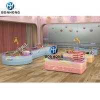 Équipement de jeu intérieur pour enfants Bonhong, Monde aquatique, Jeux de table aquatiques surdimensionnés, Couleurs personnalisables.
