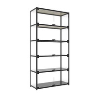 Hochkapazitäts-Vitrine mit Hoher Qualität, Langlebig, Einfach zu Installieren, Wasserdicht, Umweltfreundlich, Staubdicht, Glasvitrine mit Sanfter LED-Beleuchtung