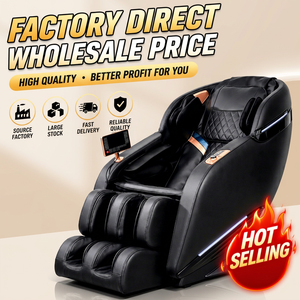 Chaise zéro gravité haut de gamme 8D avec compression chaude, pétrissage des fessiers, chauffage et détection de la fréquence cardiaque - Product Image 1