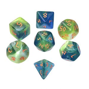 Venta al por Mayor de Fábrica: Juego de 7 Dados Poliédricos de Colores Variados para D&D, Juegos de Rol, Dungeons and Dragons, Pathfinder y Juegos de Mesa - Product Image 2