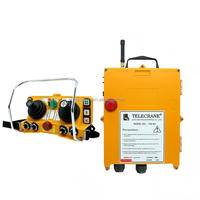 Télécommande sans fil industrielle Telecrane F24-60 pour grue, commande de vannes hydrauliques 8 directions 5 vitesses