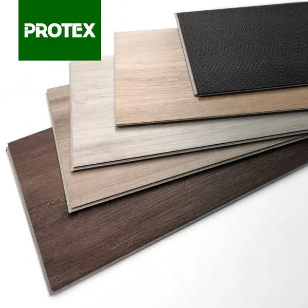 Protex Pvc Flooring for Sale Plastic Tiles Carpet/stone/wooden Looking Spc Vinyl Rigid Core SPC Flooring Office Building