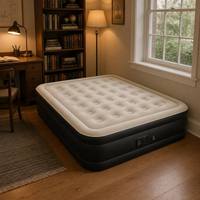 Matelas Gonflable Automatique à Pompe Électrique Intégrée pour Lit Queen, Idéal pour la Maison, les Invités, le Camping et la Randonnée – Meilleure Vente