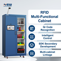 Gabinete RFID para Activos Informáticos del Sector Financiero, Doble Puerta, Alta Seguridad, Almacenamiento para Laptops, con Registro de Auditoría a Prueba de Manipulaciones y Inicio de Sesión Biométrico