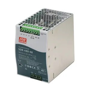Meanwell SDR-480-48 480W 48V 24V Din Rail Industrial Switching Power Supply