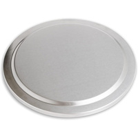 Vente en gros de couvercle de foyer rond en acier inoxydable, couvercle à anneau métallique pour chauffage extérieur et barbecue, emballage et logo personnalisables