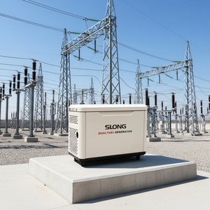 Générateur au GPL et au gaz naturel SLONG BRAND 8KW pour <span class=keywords><strong>chantier</strong></span> de construction - Product Image 1