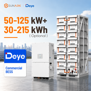 Sistema de Almacenamiento de Baterías de Litio LiFePO4 de 100KWH, 150KWH, 215KWH, Gabinete ESS, Inversor Híbrido Deye de <span class=keywords><strong>50KW</strong></span>, 100KW, 125KW, Todo en Uno, BESS - Product Image 1