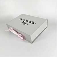 Boîte d'emballage cadeau magnétique en carton rigide EVA avec insert en mousse EVA, logo personnalisé, vente en gros