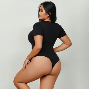 <span class=keywords><strong>Corset</strong></span> de <span class=keywords><strong>grande</strong></span> <span class=keywords><strong>taille</strong></span> à haute élasticité avec crochet, string à manches courtes, pour femmes, pour l'été - Product Image 6