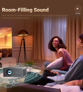 Projecteur de plafond vidéo pour hôtel 2026 Design X45 Smart TV entièrement scellé Full HD 1080P 800 ANSI Lumens Système Android 14 Puces H727 - Product Image 3