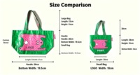 Sac de courses réutilisable en polypropylène laminé, tissé en PP recyclé, écologique, personnalisé avec logo, imperméable