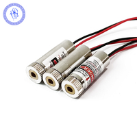 Module de Diode Laser rouge, lot de 2, pour 30mW 650nm point rouge 3-5V 12x35mm
