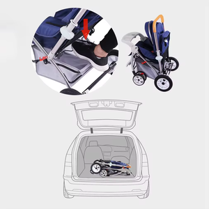 Cochecito Plegable <span class=keywords><strong>de</strong></span> Alta Calidad para Bebés, Precio <span class=keywords><strong>de</strong></span> Mayoreo, Fabricado en Aleación, Andador Infantil con Cuatro Ruedas para Niños <span class=keywords><strong>de</strong></span> 3 Años - Product Image 6