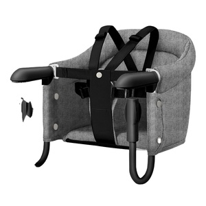 Chaise latérale <span class=keywords><strong>pliable</strong></span> en métal pour enfants, siège de salle à manger Portable, avec crochet à Clip, pour bébé, 3 plastique - Product Image 1