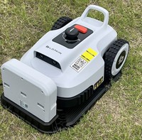 Pemotong Rumput Robot Visual AI Lopkin L1500 DIY Global Murah, Bertenaga Baterai 24V 7.5Ah, Tanpa Kabel, Tahan Air IPX6, Garansi 2 Tahun