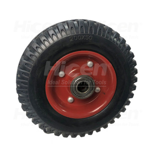 Hochwertige Bestseller Super Friction Steel Rim 6 "pneumatische Gummi rolle - Product Image 1