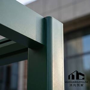 Padiglione con Telaio Moderno in Alluminio Bianco <span class=keywords><strong>e</strong></span> Tende Trasparenti, Parasole Retrattile per Giardino <span class=keywords><strong>e</strong></span> Patio di Ville di Lusso - Product Image 2