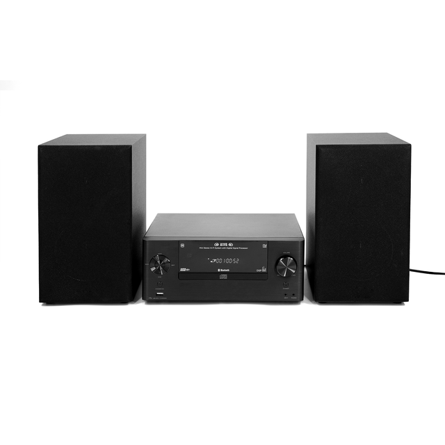 Professional Hi-Fi Home Theater Stereo Audio Amplifier System 2.0 High-Power Mini System Wood Material