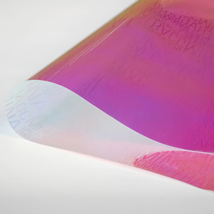 Film organique TPU givré transparent imprimé alphabet 0,4 mm imperméable et résistant pour imperméables, sacs à dos et bagages - Product Image 1