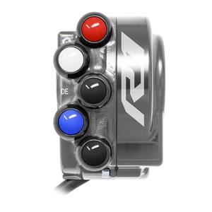 Cubierta de control del acelerador con interruptor integrado en el manillar para Yamaha YZF-R1 (Titanio) - Product Image 1