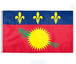 Bandera Dominicana Personalizada al por Mayor, Impresión a una Cara, Resistente a la Decoloración, con 2 Ojales en la Manga Izquierda - Product Image 2