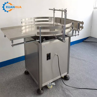 Machine de déscramblage automatique de bouteilles de type table tournante à disque, pièces de rechange en acier inoxydable 201, ligne de production