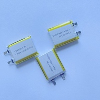 Batterie semi-solide 3,7 V 900 mAh personnalisée pour montre avec cathode LiNiMnCoO2, 500 cycles, pochette Lipo