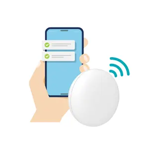 Pemosisian dalam ruangan sistem disesuaikan Uwb Ibeacon Ultra jarak jauh Oem Bluetooth dapat diprogram Beacon masa pakai baterai lama