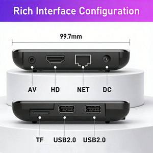 Boîtier TV intelligent H96 MAX 4K Android 12, compatible Google, livraison gratuite aux États-Unis et en Europe - Product Image 3