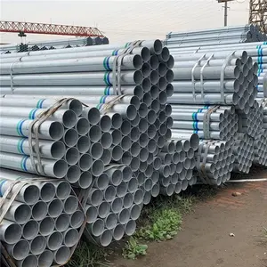 China Factory 6m Hot Dip Galvanized Round Steel Tube GI Pipe Galvanized Steel Pipe