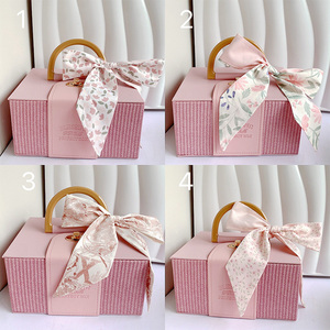 ABCO Simple maquillage boîte cadeau mariage fiançailles demoiselle d'honneur boîte à bonbons copines cadeau d'anniversaire main boîte vide - Product Image 5