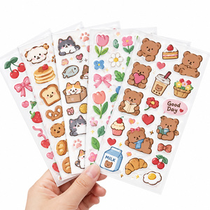 Pegatinas Personalizadas, Vinilo Negro 5D Transparente, Láminas 3D con Efecto Gema, Mini Lámina con Logotipo, Pegatinas de Anime, PVC, Kawaii - Product Image 1