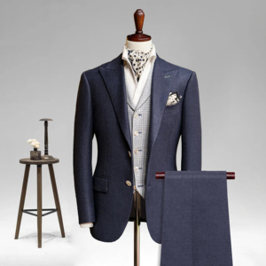 Completo da <span class=keywords><strong>Uomo</strong></span> <span class=keywords><strong>3</strong></span> <span class=keywords><strong>Pezzi</strong></span> Slim Fit MTM, <span class=keywords><strong>Abito</strong></span> Formale per Affari, Fato Masculino - Product Image 3