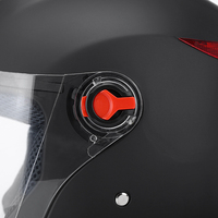 Hobbyb/709 — casque demi-casque ouvert pour Moto, sécurité, Scooter, Moto, Vintage, ouvert au visage, 3/4, pour femmes