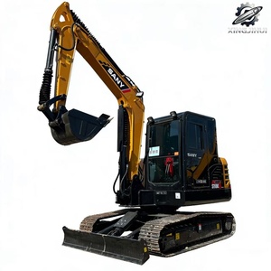Used Sany60 MiniCrawler Excavator 6Ton 0.25m³<b>Bucket</b> Original Chinese Brand <b>Small</b> Construction Excavator Low Hours Good Condition - Product Image 1
