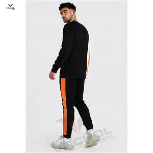 Newest Customized Official <b>Colour</b> <b>Block</b> Sweater Tracksuit With Side Stripe - Product Image 2