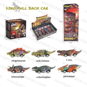 Superventas Dino World dinosaurio tirar hacia atrás coche de carreras vehículo juguete Dino juguetes juego en casa juguete para niños regalo genial - Product Image 1