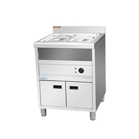 Armoire Bain-Marie Électrique en Acier Inoxydable pour Cuisine Commerciale, Écologique, avec Contrôle Numérique Intelligent, pour la Cuisson et l'Isolation des Soupes