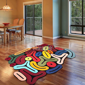 Grand tapis rectangulaire Tapis nordique personnalisé Tapis acrylique <span class=keywords><strong>en</strong></span> forme de logo Acheter des tapis et des carpettes <span class=keywords><strong>en</strong></span> <span class=keywords><strong>ligne</strong></span> - Product Image 4