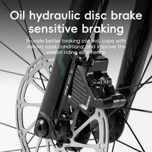 ROCKBROS 20 سرعة 700C دراجة الطريق الرجال النساء خفيفة الوزن ركوب الدراجات الكبار النفط الفرامل المقود الدراجة - Product Image 3