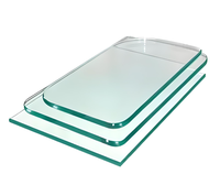 Verre de sécurité trempé de 10 mm en gros pour balustrades d'escalier, panneaux de verre modernes pour bâtiments, directement de l'usine