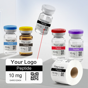 Etiquetas de Péptidos para Frascos de Vidrio, Resistentes a Solventes, OEM ODM, 3 ml, 5 ml, 10 ml, Embalaje con Etiquetas Adhesivas para Frascos de Vidrio - Product Image 1