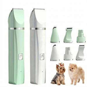 Tondeuse Électrique pour Chien en Acier Inoxydable Écologique, Rechargeable sur Batterie, Silencieuse, Kit de Toilettage Complet Portable - Product Image 1