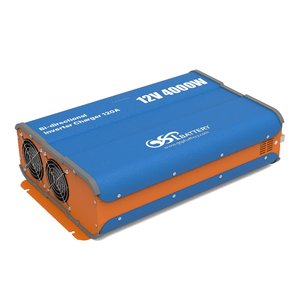 Onduleur de puissance à onde sinusoïdale pure GSP 4000W avec chargeur, 12V CC vers 110V/220V CA monophasé, pour voiture, camion, camping-car, alimentation de secours domestique - Product Image 2