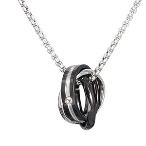 Collier minimaliste de style coréen, unisexe, chaîne longue en acier titane, mode hip-hop européenne et américaine - Product Image 6